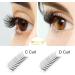 6D-D-0.07-14mm Pre Made Fan Eyelash Extensions - Short Stem Russian Volume Lashes - 14mm 0.07 Thickness - Buy Online on GoSupps.com