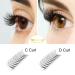 Buy 6D-D0.07-15 Short Stem Eyelash Extensions - 0.07 D Curl Volume Eyelashes - Finished Compartments for Stunning Looks - Buy Online on GoSupps.com