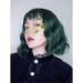 Buy BGHJUE Green Lace Front Bob Wig with Bangs - 30cm Human Hair for Women | Peacock Green - Buy Online on GoSupps.com