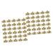 200 Pcs 2021 2021 Pendants Key Chain Accesorios Metal 2021 DIY Charms DIY Year Souvenir Pendant 1.3X1cmx2pcs Goldenx2pcs