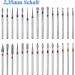 Mesee 30 Piece Nail Drill Bits Diamond Nail Drill Set Cuticle Drill Tools Professional Nail Cutter Attachments for Nail File Manicure Pedicure Nail Care - Buy Online on GoSupps.com