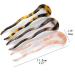 French Twist Hair Stick Clip Vintage Celluloid Acetate Large Wavy U-Shaped Hairpin Tortoise for Shell Updo Chignon Pin Bun Holder Barrette Styling Accessories 5 - Buy Online on GoSupps.com