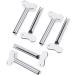 Hsthe Sea 6 pieces metal toothpaste squeezer squeeze tube stainless steel tube squeezer key roll tube creams colour squeezer tool for bathroom - Buy Online on GoSupps.com