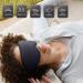 SEYA Luxury Sleep Eye Mask - 100% Light Blocking 3D Contoured Memory Foam Adjustable Strap - Skin Friendly Eye Shade for Men & Women - Buy Online on GoSupps.com