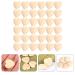 Buy Toyvian 250pcs Peach Heart Unfinished DIY Wooden Beads - Perfect for Valentine's Day Jewelry & Crafts | Quality Heart Loose Beads for Kids Decor - Buy Online on GoSupps.com