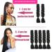 Just Another One 24in Hair Extensions for Jumbo Braiding Colorful Pre Stretched Braiding Hair Heat Resistant Yaki Synthetic African Box Braids Crochet Twist hair for Womens Girls & Unisex Black A1 Black 24 - Buy Online on GoSupps.com