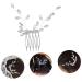 minkissy Small Side Comb Wedding Hair Accessories Tiara Wedding Hair Comb Hair Accessories for Wedding Bridal Hair Side Comb Bride Rhinestones Zinc Alloy Little Plum Blossom - Buy Online on GoSupps.com