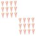 Healeved 100 Pcs Popcorn Bag Popcorn Cone Bags Cone Shaped Bags Candy Treat Bag Mini Treat Bags Cardboard Popcorn Boxes Mini Bags for Favors For Party Paper Child Packing Bag Christmas
