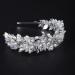 BERYUAN Crown Tiara for Bride - Bridal Hair Piece Wedding Jewelry (Silver) - Buy Online on GoSupps.com