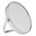Parsa beauty make-up mirror cosmetic mirror-stand mirror for the bathroom and for the dressing table-mirror round with normal view and 5-fold enlargement-make-up mirror silver chrome-plated