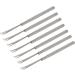 3 Ring Ear Cleaner Tool - Portable Ergonomic Stainless Steel Ear Wax Remover for Adults | Salon Quality - Buy Online on GoSupps.com