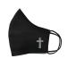 SET OF 4 X Christian Cross Cotton Face Mask Protective Covering Washable Reusable Breathable Cover Celtic Cross Mask 14.5 cm x 13 cm
