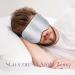 Olesilk Adjustable Silk Sleep Mask - 100% Mulberry Eye Mask for Sleeping | Unisex Silver Gray - Buy Online on GoSupps.com