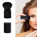 Retractable Kabuki Foundation Brush Set - Black + Pink 2Pcs | For Mineral Powder, Contouring, Cream | Travel Face Blush Brush - Buy Online on GoSupps.com