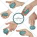 Ryaco Hand Therapy Exercise Stress Ball Bundle 3-Piece Set for Dynamic Resistance & Grip Strengthening Therapeutic Hand Relief in Black Gray-Green & Sea Blue - Buy Online on GoSupps.com