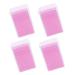 Housoutil 4boxes Eyelash Glue Cleaning Lash Extension Cleaner Eyelash Cleaner Nail Wipes Glue Bottle Wiper Cleaning Rags Glue Clean Wipe Non-Woven Fabric Anti-Clogging Extension Glue Pink