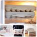 KICHOUSE 2pcs Fridge Pizza Storage Container Collapsible 24 Egg Holder for Refrigerator Organizer re-usable Khaki 30x15cm - Buy Online on GoSupps.com