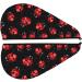 Hair Towel Wrap - Quick Drying Button Turban for Fast Hair Drying - Beautiful Red Ladybug Design - Buy Online on GoSupps.com