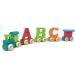 Personalized Colorful Wooden Toy Train Set | Customizable Locomotive & Wagons | Ebyreo | Perfect Gift in Turquoise (Letter L) - Buy Online on GoSupps.com