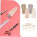 4pcs Manicure Scissors Protective Case Tool Scissors Cover Dead Skin Scissors Soft Pu Leather - Buy Online on GoSupps.com