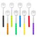 Back Scratcher Ohuhu 8 Pack Extendable Telescopic Bear Claw Back Itching Scalp Scratchers Massager, Portable Hand Massage Tool, Great Mother Father Gift Ideal