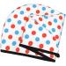 Red Blue Polka Dots Microfiber Hair Towel - Soft Super Absorbent Quick Dry Hair Wrap for Women | Perfect for Long Curly & Thick Hair - Buy Online on GoSupps.com