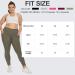 Plus Size Women's High Waist Workout Leggings with Pocket - Buttery Soft & Naked Feel - 1X 25in Black - Buy Online on GoSupps.com