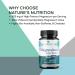 Nature's Nutrition Magnesium Glycinate Extra Strength 425mg with Calcium - 120 Tablets - Supports Bone, Muscle & Heart Health - Vegan, Non-GMO, Gluten-Free Supplement - Buy Online on GoSupps.com