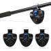 Electronic bite indicator fishing 3 pieces fishing accessories electronically bite indicator fluoratory pointer swinger vibration on the easy -to -do