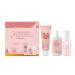 dPois 3pcs Floral Body Care Kit Sakura Scented Wash Cream Perfume Moisturizing Non Irritating Everyday Luxury One Size Pink