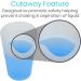 Vive Nosey Cup - Cut Out Drinking Glass for Controlled Sips and Portions - Gray - Buy Online on GoSupps.com