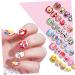 minkissy Kids Nail Kit 3 Sets Children's Nail Art Toys Makeup Toy Nails Kit Kids Fake Nails Makeup Kit Nail Tool Kit Nail Kits Fake Nail Kit for Kid Plastic Manual Nail Stickers Toddler - Buy Online on GoSupps.com