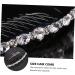 FRCOLOR Wedding Diamond Comb 1 Pc Hair Comb Crystal Headband Bridesmaid Hair Accessories Exquisite Headwear Crystal Side Carpal Tunnel Wrist Brace Pearl Rhinestones Hairpin Rhinestone - Buy Online on GoSupps.com