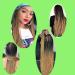 Braids Extensions - 6 Pieces Ombre Kanecalon Hair for Crochet Braids | Synthetic Braid Hair (Black Brown) - Buy Online on GoSupps.com
