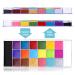 Ucanbe Body Colors Set - 20 Vibrant Colors & 10 Brushes for Safe Facial & Body Painting | Perfect for Theater Carnival Halloween & Party Makeup - Buy Online on GoSupps.com