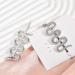 Rhinestone Snake Hair Clips - Punk Halloween Hair Accessories for Women and Girls | 2pcs - Buy Online on GoSupps.com