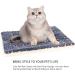Hileyu 2 PCS Small Animal Plush Bed Warm Cat Dog Blanket Sleeping Pad Pet Pad Fluffy Bed Mat for Guinea Pig Hamster Rabbit Kitten Bunny Chinchilla Squirrel Hedgehog 11 x 11in (Pink dark blue) - Buy Online on GoSupps.com