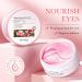 Rose Eye Mask for Lifting & Firming - Nourishing Hydration Moisturizes & Reduces Eye Bags - 80g - Buy Online on GoSupps.com