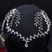 Bridal Headpieces for Wedding Rhinestone Headband Forehead Headband Headpiece Hair Accessories for Bride Silver Rhinestone Headpiece - Buy Online on GoSupps.com