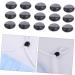 Buy Beaupretty 1000 Pieces Elastic Plastic Buckle - Round Cutting Buckle for Enhanced Elastic Interface | International Shipping Available - Buy Online on GoSupps.com