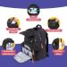 BabbleRoo Large Diaper Backpack with Changing Mat Pacifier Bag & Stroller Straps - Black | International Shipping - Buy Online on GoSupps.com