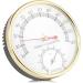 Buy Sauna Thermometer & Hygrometer - Metal Digital Sheet | 10 to 120 for Sauna Rooms & Indoor Use - Buy Online on GoSupps.com