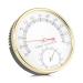 Hygro-Thermometer 11 x 11 x 4 cm Metal Dial Thermometer Hygrometer Hygro-Thermometer Sauna Room Accessories