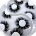 Fluffy 3D Faux Mink Lashes 25mm Long Natural Look False Eyelashes - 5 Pairs - Buy Online on GoSupps.com
