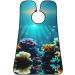 Underwater Scenery Beard Bib Apron for Men - Best Beard Hair Catcher for Shaving & Trimming - Buy Online on GoSupps.com