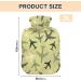Buy Green Military Hot Water Bottle 1L with Soft Cover - Ideal for Winter Comfort & Warmth for Bed Hand Neck Shoulders - International Shipping Available - Buy Online on GoSupps.com