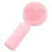 POPETPOP Silicone Face Brush Pore Scrubber Hand Scrubber Silicone Face Exfoliator Face Scrub Brush Facial Brush Face Scruber Facial Scrubber Cleansing Brush Pink Silica Gel Double Sided 3d 11x5cm Pink