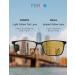 Shop Firmoo Blue Light Filter Glasses - Anti-UV Non-Prescription Stylish Full-Rimmed Design for Men & Women - Protect Your Eyes with Trendy Transparent Nerd Glasses - Buy Online on GoSupps.com
