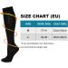 Shop Kuzimua 6 Pair Compression Stockings - Knee Socks for Men & Women | Sports Travel Pregnancy Medical Support - S-M Brown - Buy Online on GoSupps.com
