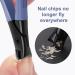 Thick Nail Clippers Set with Metal File - Heavy Duty Toenail Clippers for Men and Women (Blue) - Buy Online on GoSupps.com